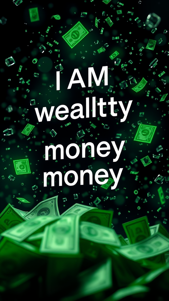 I Am Wealthy Money Affirmations