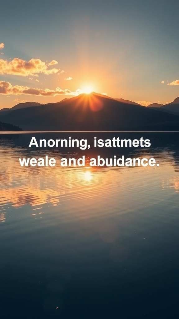 Morning I Am Affirmations To Attract Wealth And Abundance